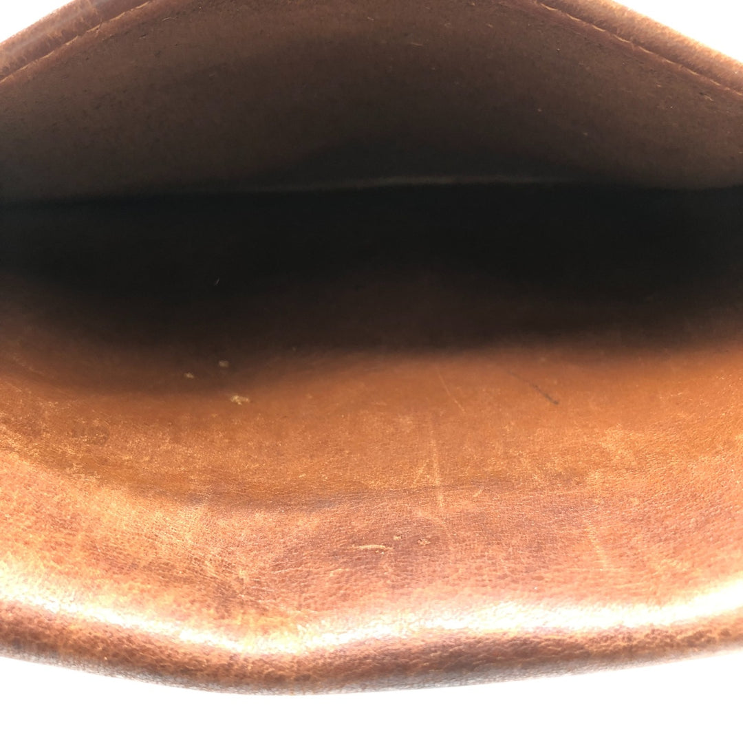 Vintage 1980'S Coach Old Coach Turnlock Shoulder Bag, Made in USA genuine leather brown type Vintage Second Hand