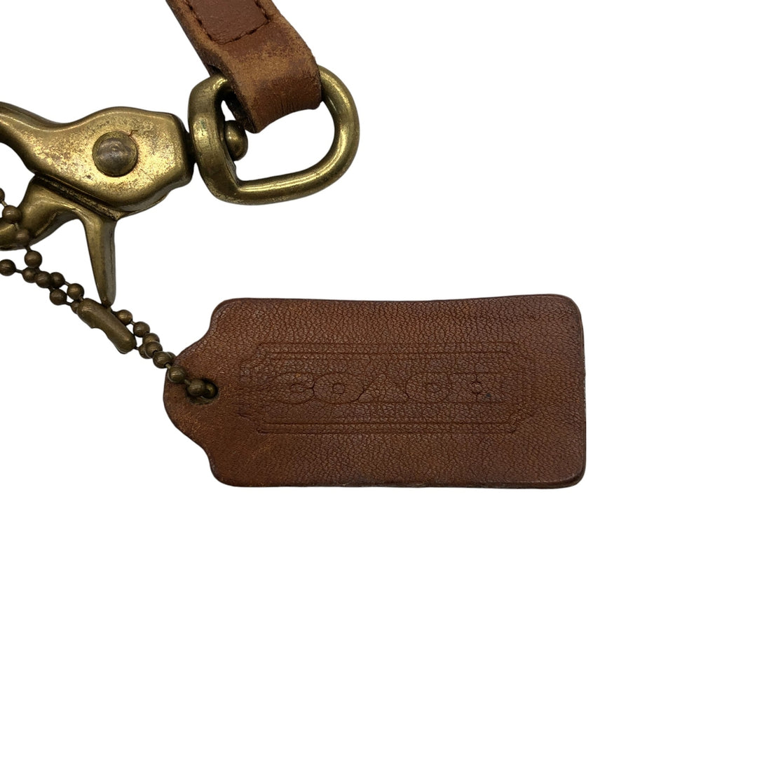 Vintage 1980'S Coach Old Coach Turnlock Shoulder Bag, Made in USA genuine leather brown type Vintage Second Hand