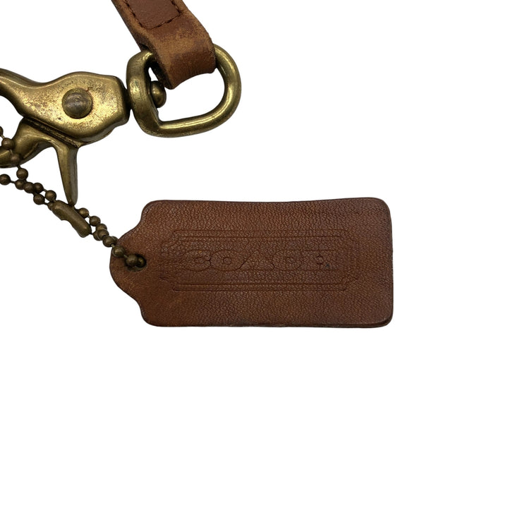 Vintage 1980'S Coach Old Coach Turnlock Shoulder Bag, Made in USA genuine leather brown type Vintage Second Hand