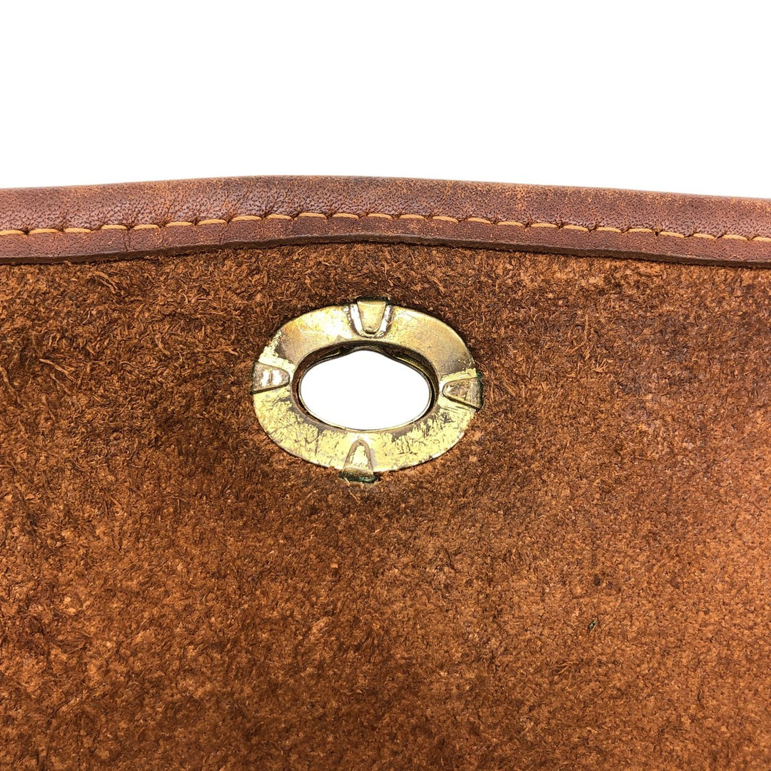 Vintage 1980'S Coach Old Coach Turnlock Shoulder Bag, Made in USA genuine leather brown type Vintage Second Hand