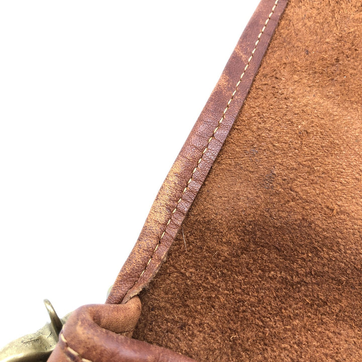 Vintage 1980'S Coach Old Coach Turnlock Shoulder Bag, Made in USA genuine leather brown type Vintage Second Hand