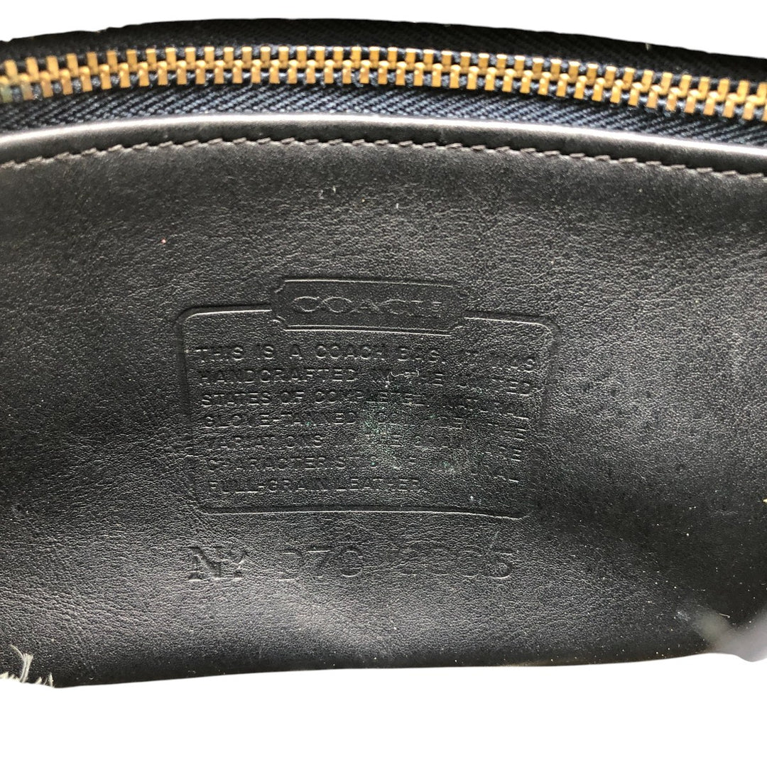 90'S Coach Old Coach Turnlock Shoulder Bag, Vintage, Made in USA genuine leather black type Vintage Second Hand