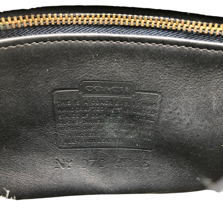 90'S Coach Old Coach Turnlock Shoulder Bag, Vintage, Made in USA genuine leather black type Vintage Second Hand