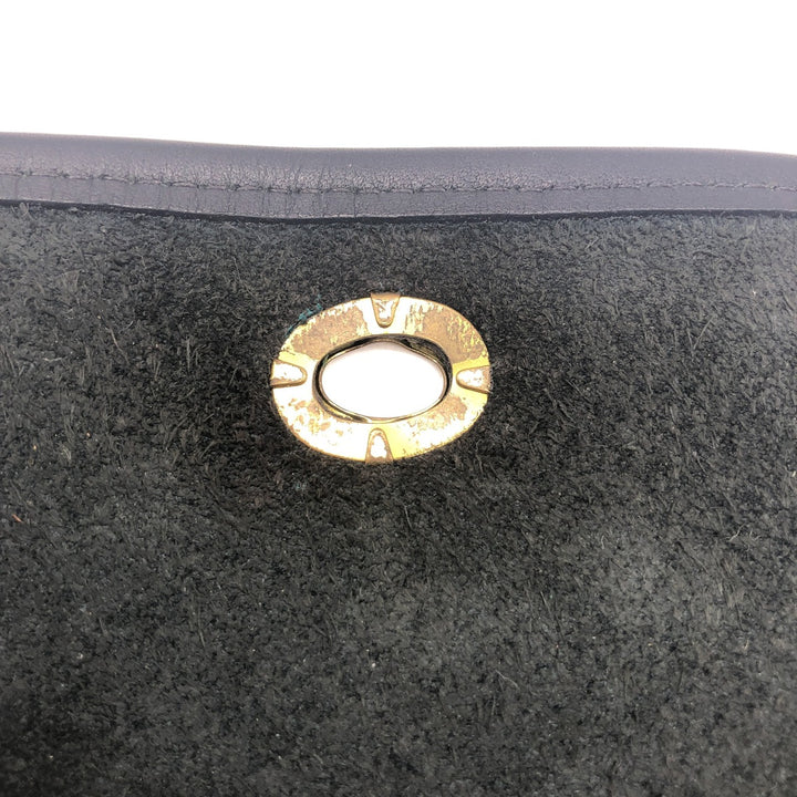 90'S Coach Old Coach Turnlock Shoulder Bag, Vintage, Made in USA genuine leather black type Vintage Second Hand