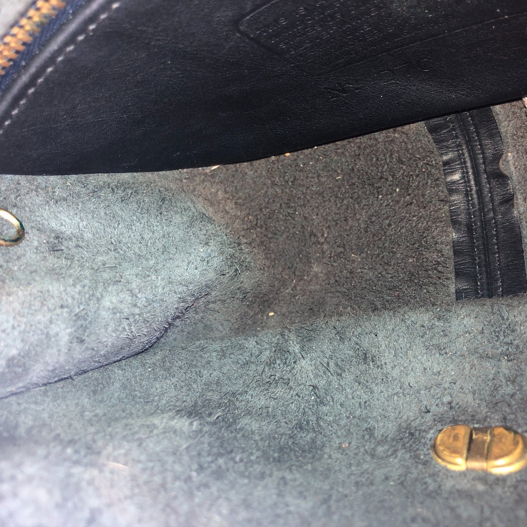 90'S Coach Old Coach Turnlock Shoulder Bag, Vintage, Made in USA genuine leather black type Vintage Second Hand