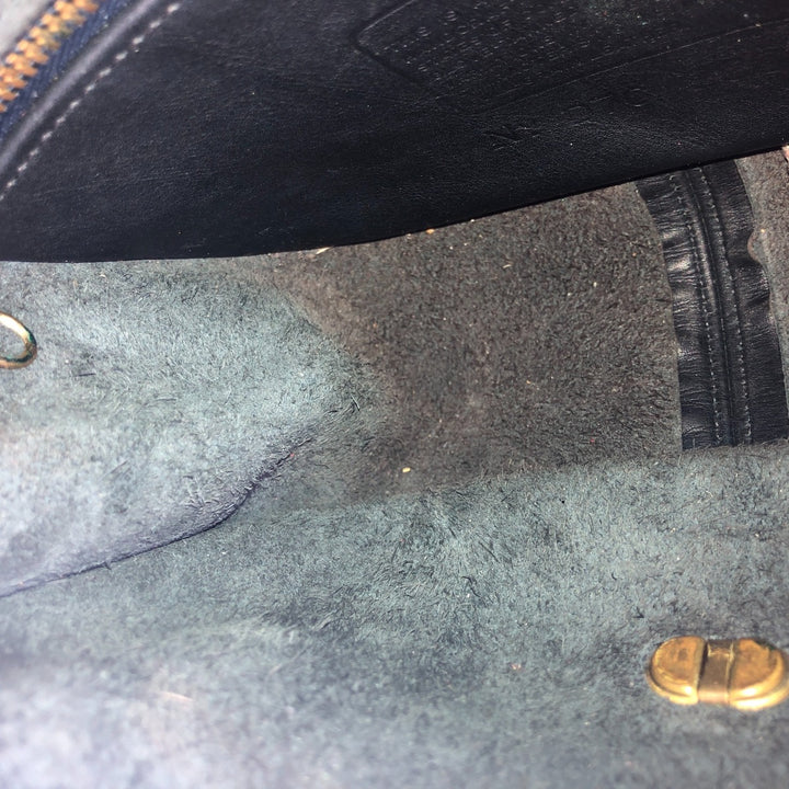 90'S Coach Old Coach Turnlock Shoulder Bag, Vintage, Made in USA genuine leather black type Vintage Second Hand