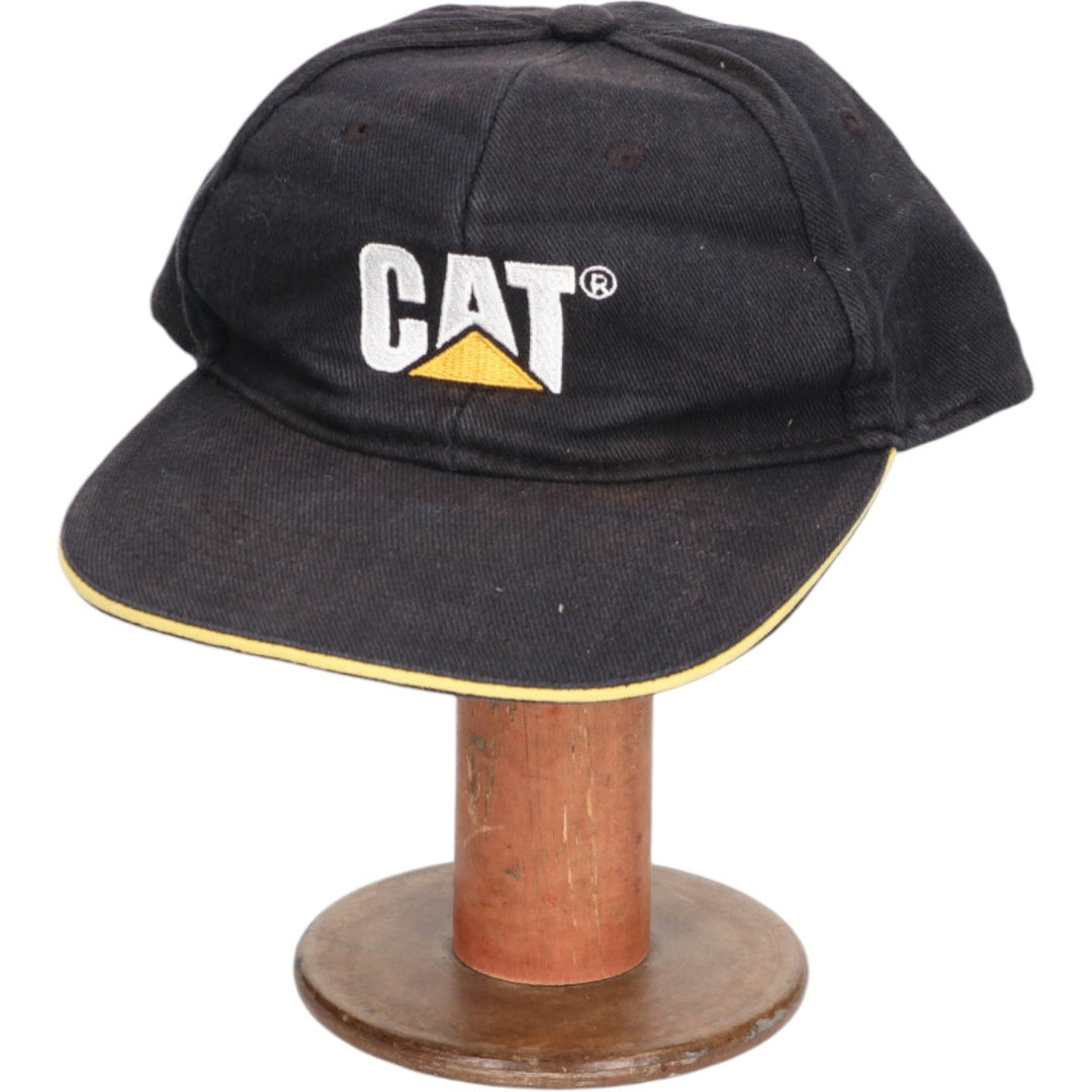 CAT Caterpillar Advertising Trucker Cap Baseball Cap Free Size unknown black type Vintage Second Hand