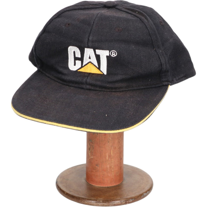 CAT Caterpillar Advertising Trucker Cap Baseball Cap Free Size unknown black type Vintage Second Hand