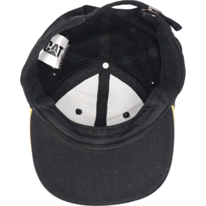 CAT Caterpillar Advertising Trucker Cap Baseball Cap Free Size unknown black type Vintage Second Hand