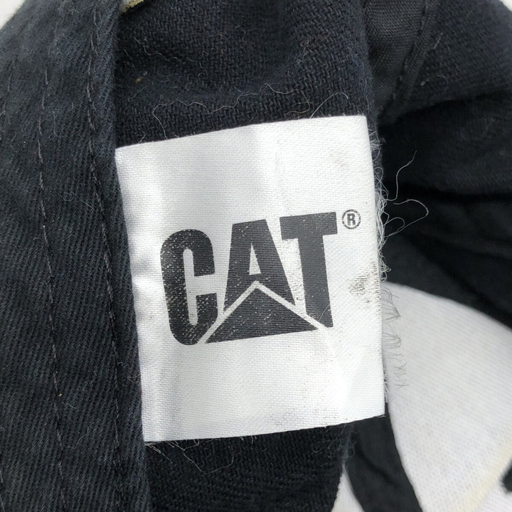CAT Caterpillar Advertising Trucker Cap Baseball Cap Free Size unknown black type Vintage Second Hand