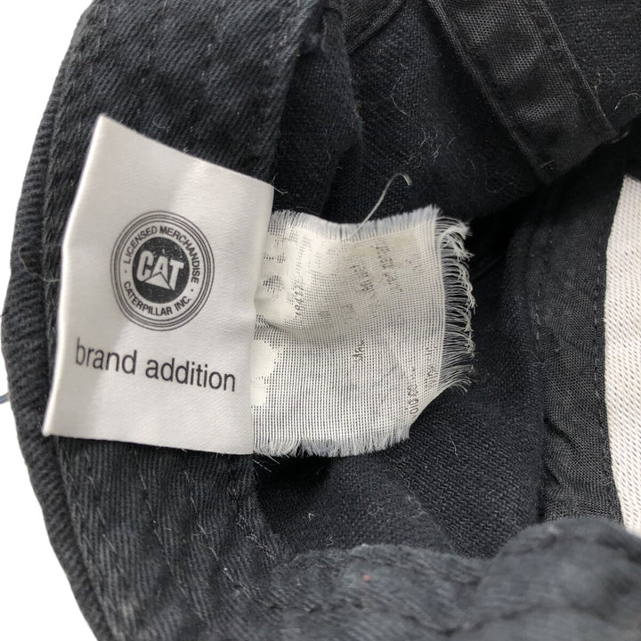 CAT Caterpillar Advertising Trucker Cap Baseball Cap Free Size unknown black type Vintage Second Hand