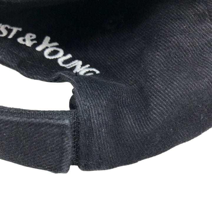 ERNST AND YOUNG Advertising Baseball Cap Free Size cotton black type Vintage Second Hand