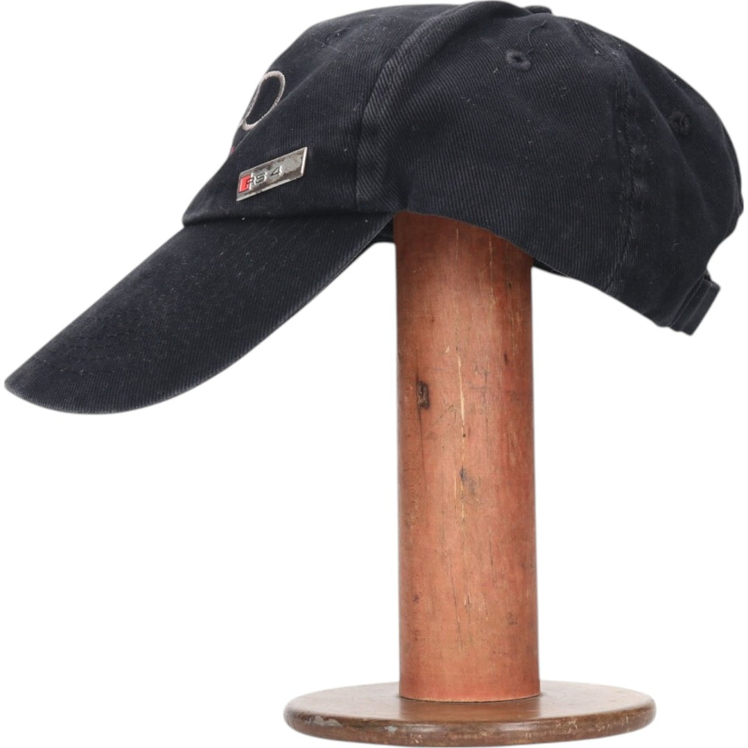 AUDI Audi badge advertising baseball cap, one size fits all unclear black type Vintage Second Hand