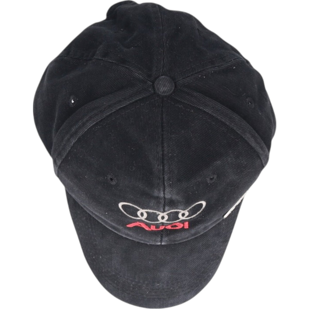 AUDI Audi badge advertising baseball cap, one size fits all unclear black type Vintage Second Hand