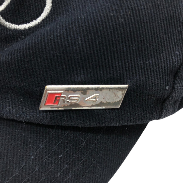 AUDI Audi badge advertising baseball cap, one size fits all unclear black type Vintage Second Hand
