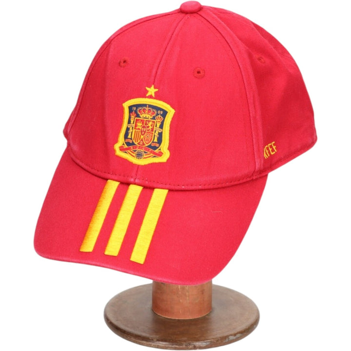 Adidas Spain national baseball cap, one size fits all polyester red type Vintage Second Hand