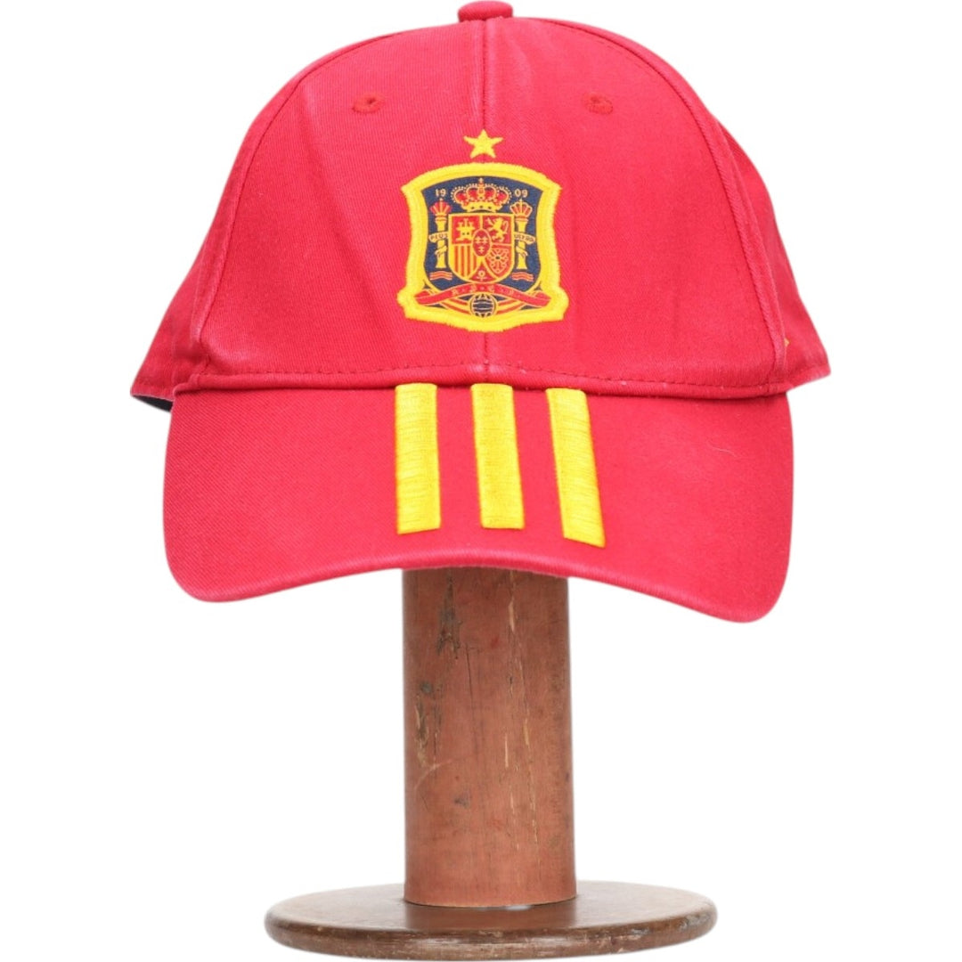 Adidas Spain national baseball cap, one size fits all polyester red type Vintage Second Hand