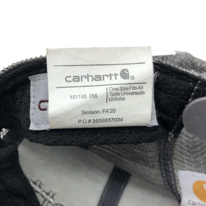Carhartt Mesh Cap Free Size cotton gray type Vintage Second Hand