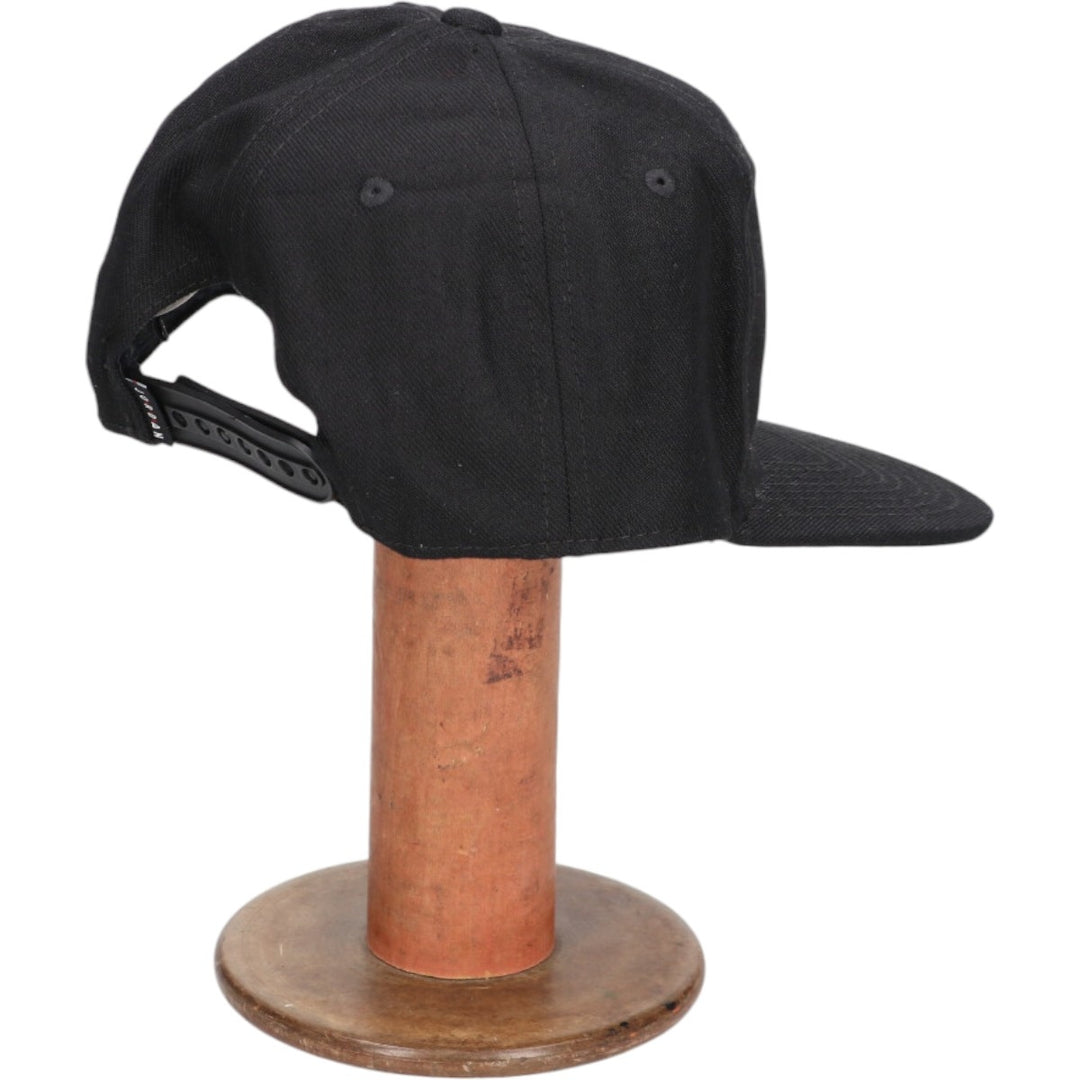JORDAN 6-panel cap, one size fits all polyester black type Vintage Second Hand