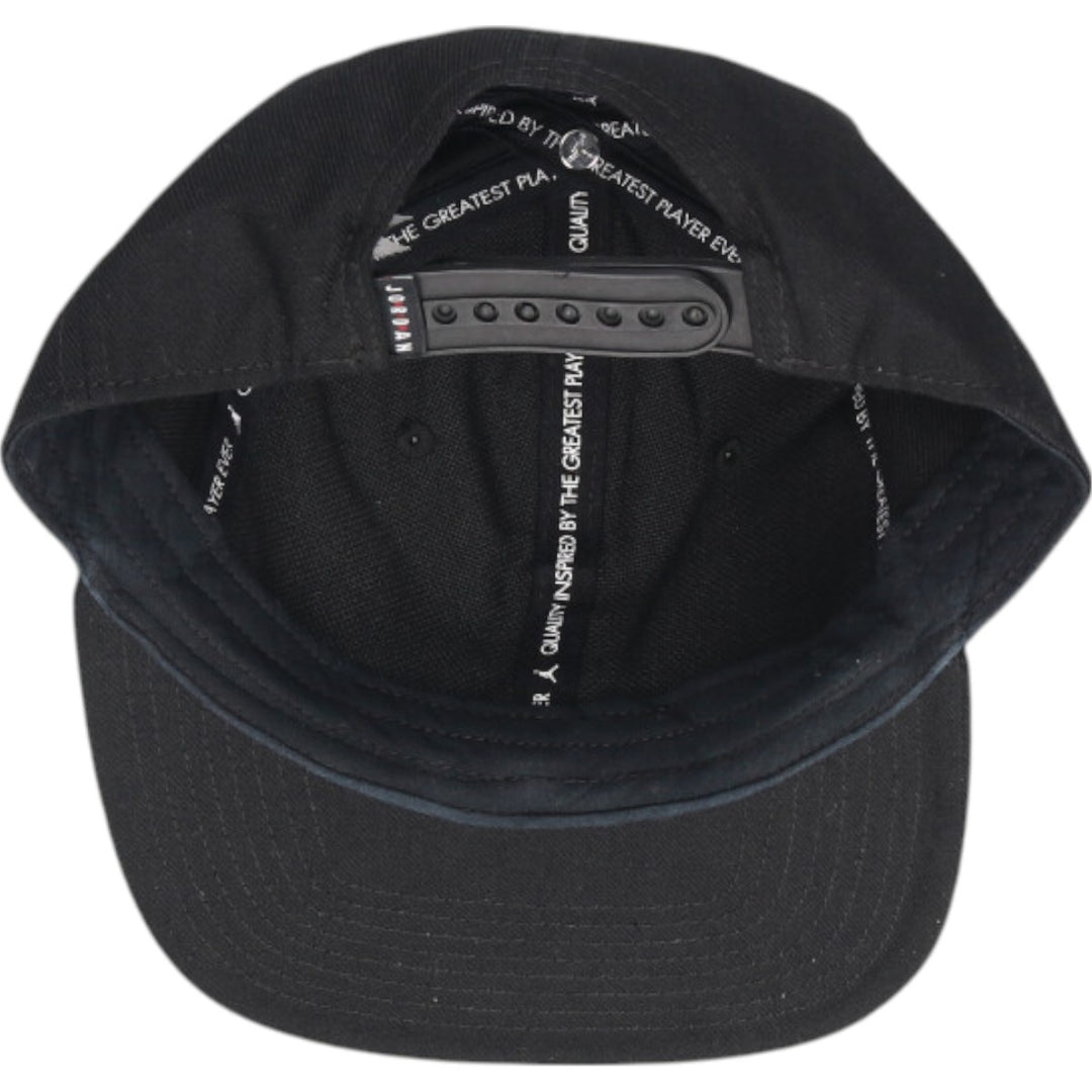 JORDAN 6-panel cap, one size fits all polyester black type Vintage Second Hand