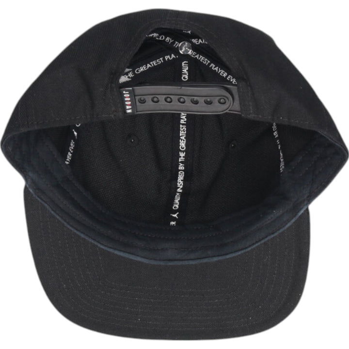 JORDAN 6-panel cap, one size fits all polyester black type Vintage Second Hand