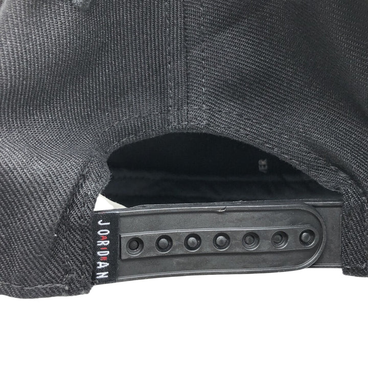 JORDAN 6-panel cap, one size fits all polyester black type Vintage Second Hand