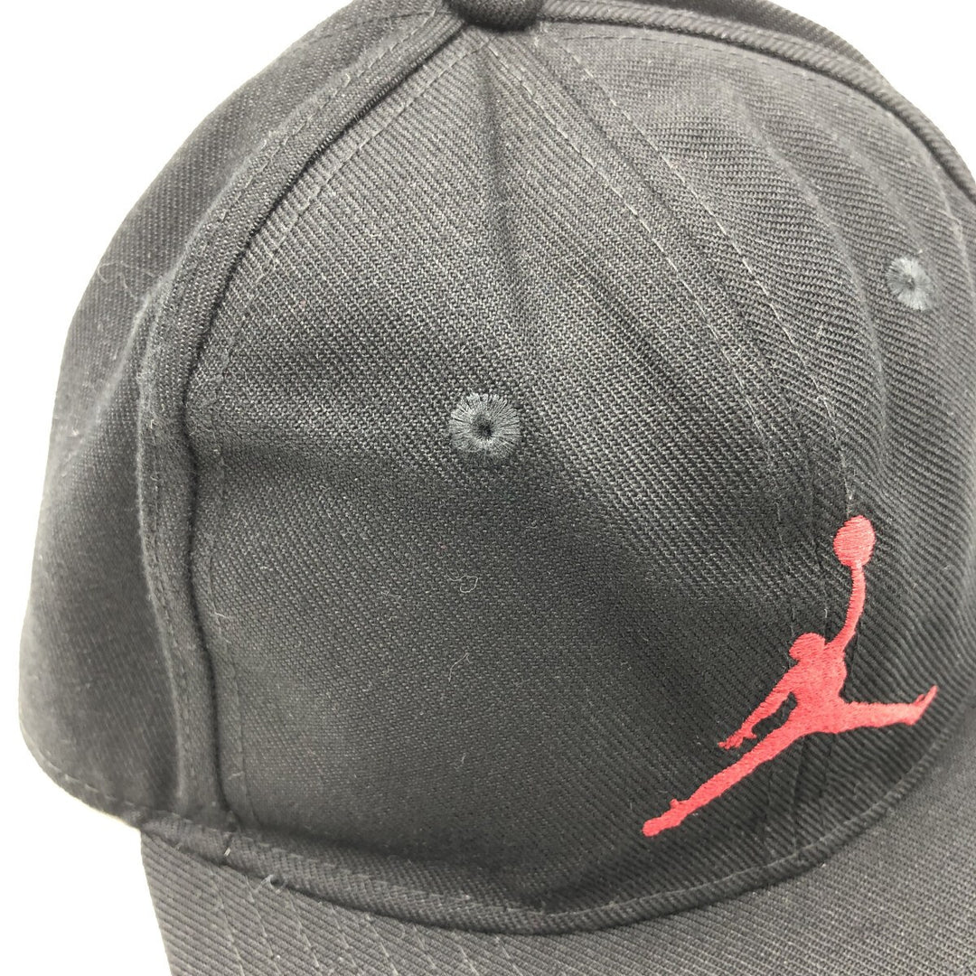 JORDAN 6-panel cap, one size fits all polyester black type Vintage Second Hand
