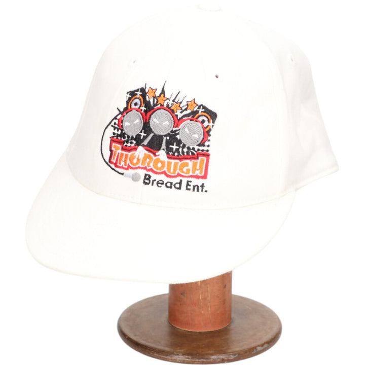 00'S FLEX FIT Flexfit Baseball Cap (One Size Fits All) acrylic white type Vintage Second Hand