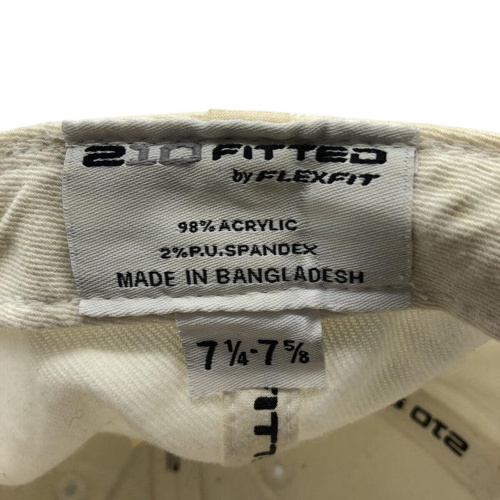 00'S FLEX FIT Flexfit Baseball Cap (One Size Fits All) acrylic white type Vintage Second Hand