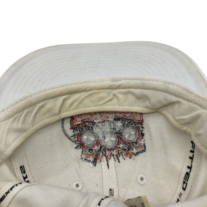00'S FLEX FIT Flexfit Baseball Cap (One Size Fits All) acrylic white type Vintage Second Hand