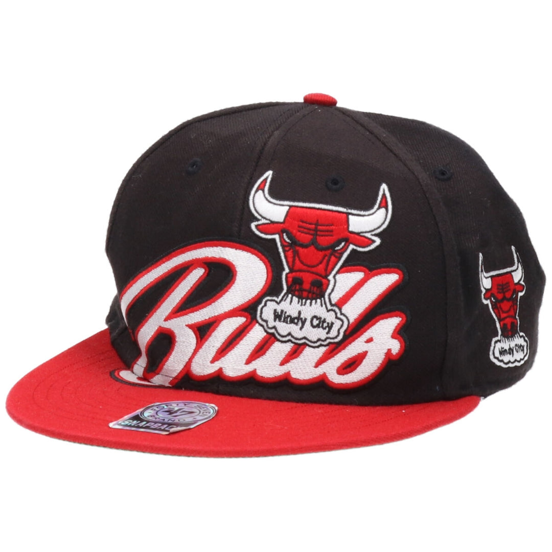 47 BRAND NBA CHICAGOBULLS Chicago Bulls Two-tone Baseball Cap Free Size /gaa004280