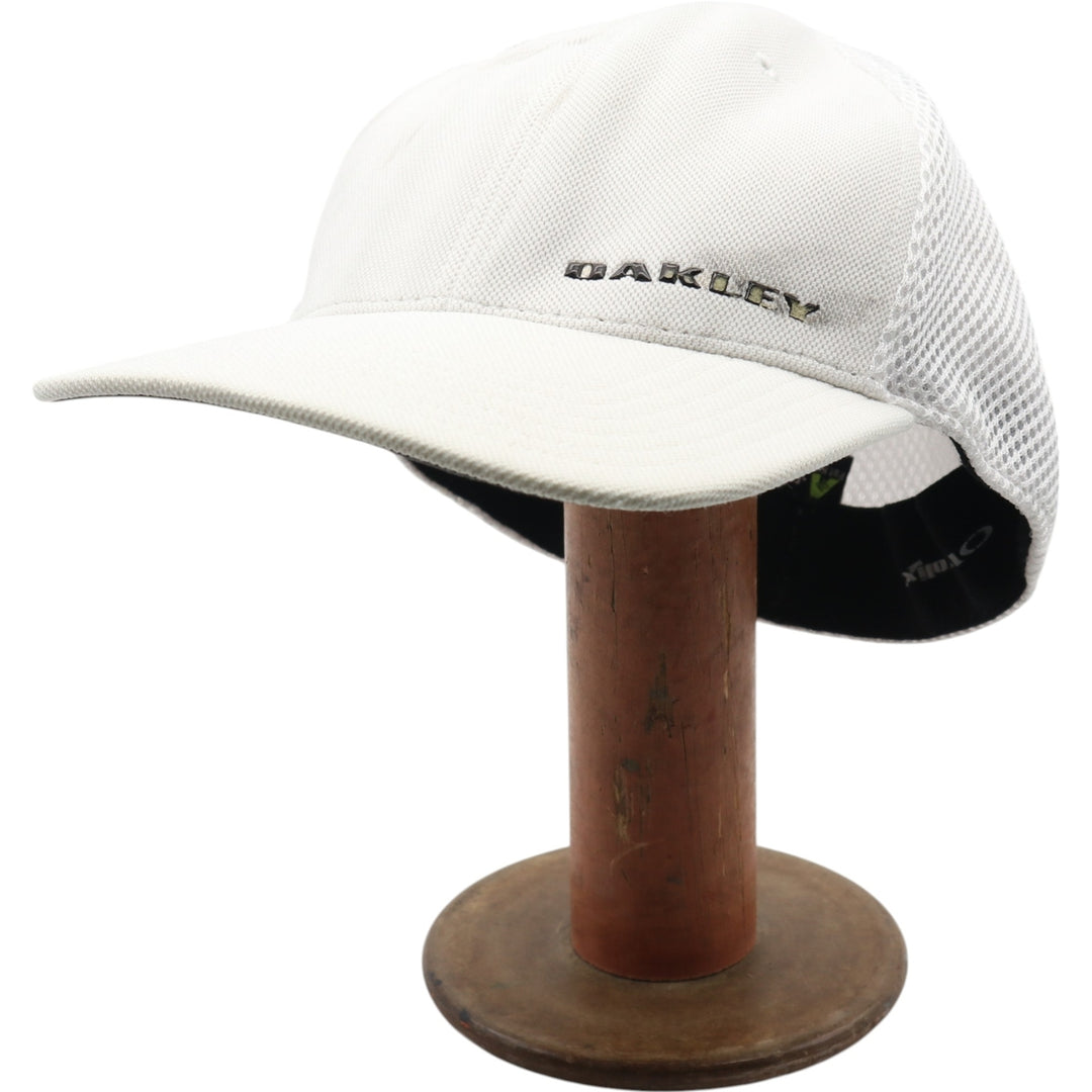 Oakley A-FLEX Baseball Cap Free Size polyester white type Vintage Second Hand