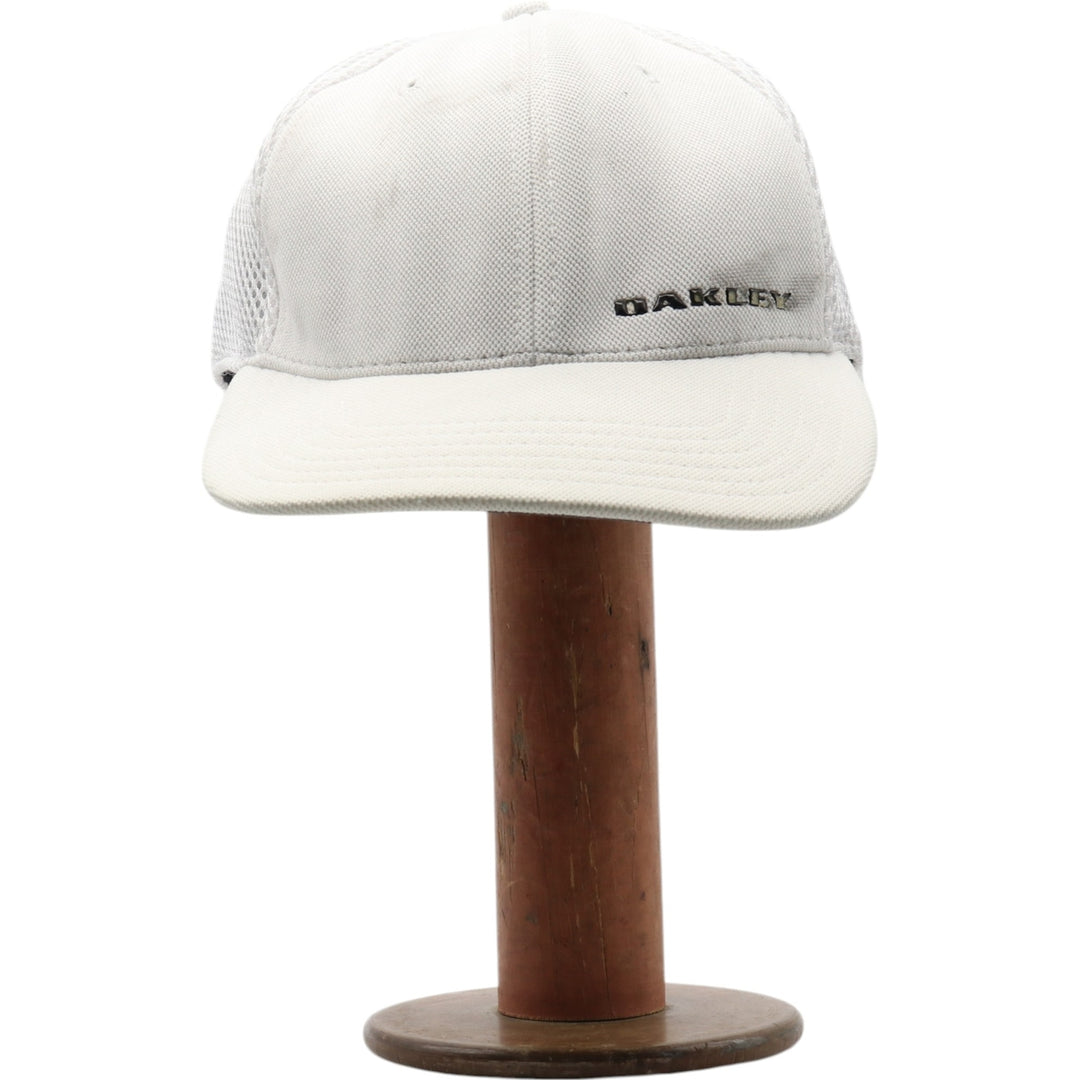 Oakley A-FLEX Baseball Cap Free Size polyester white type Vintage Second Hand