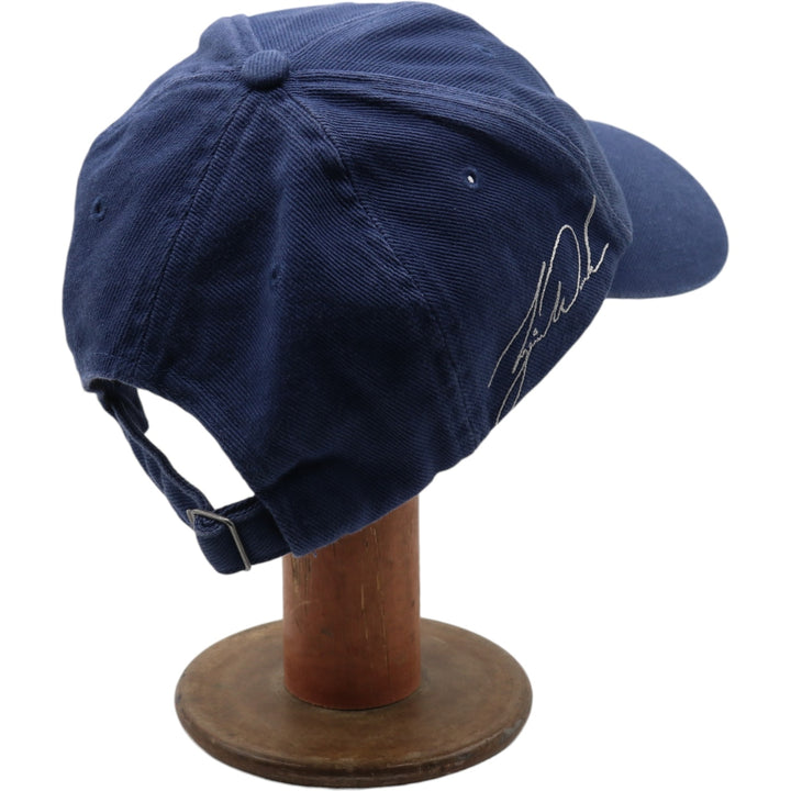 00'S Nike Tiger Woods Buick Golf Baseball Cap Free Size cotton navy blue type Vintage Second Hand