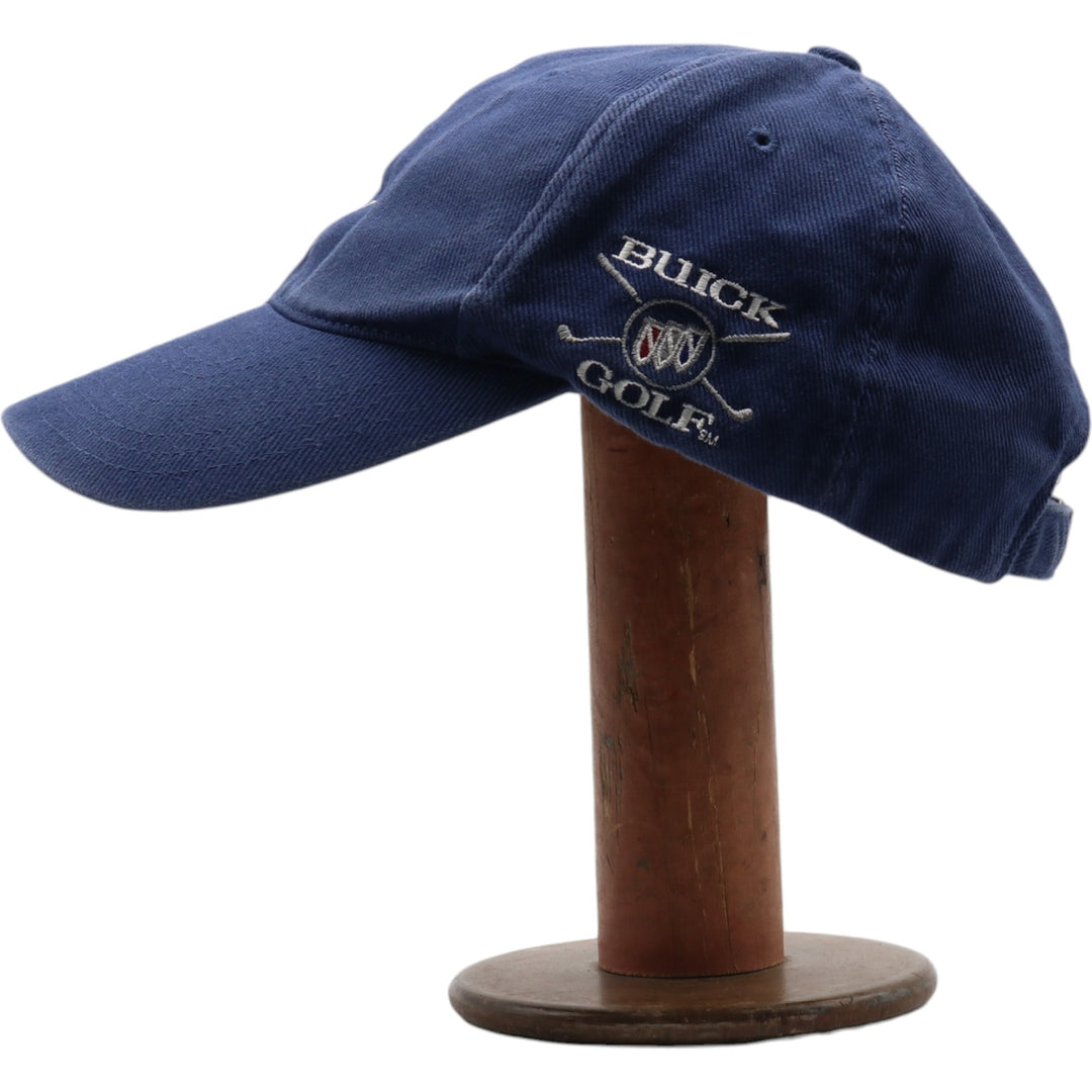 00'S Nike Tiger Woods Buick Golf Baseball Cap Free Size cotton navy blue type Vintage Second Hand