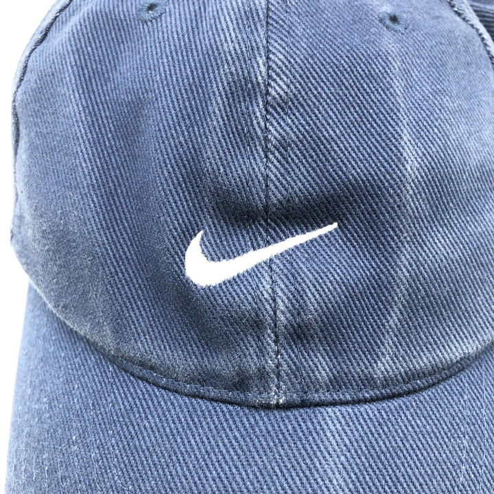 00'S Nike Tiger Woods Buick Golf Baseball Cap Free Size cotton navy blue type Vintage Second Hand