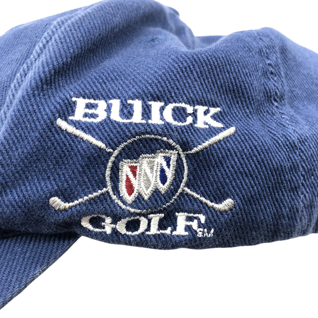 00'S Nike Tiger Woods Buick Golf Baseball Cap Free Size cotton navy blue type Vintage Second Hand