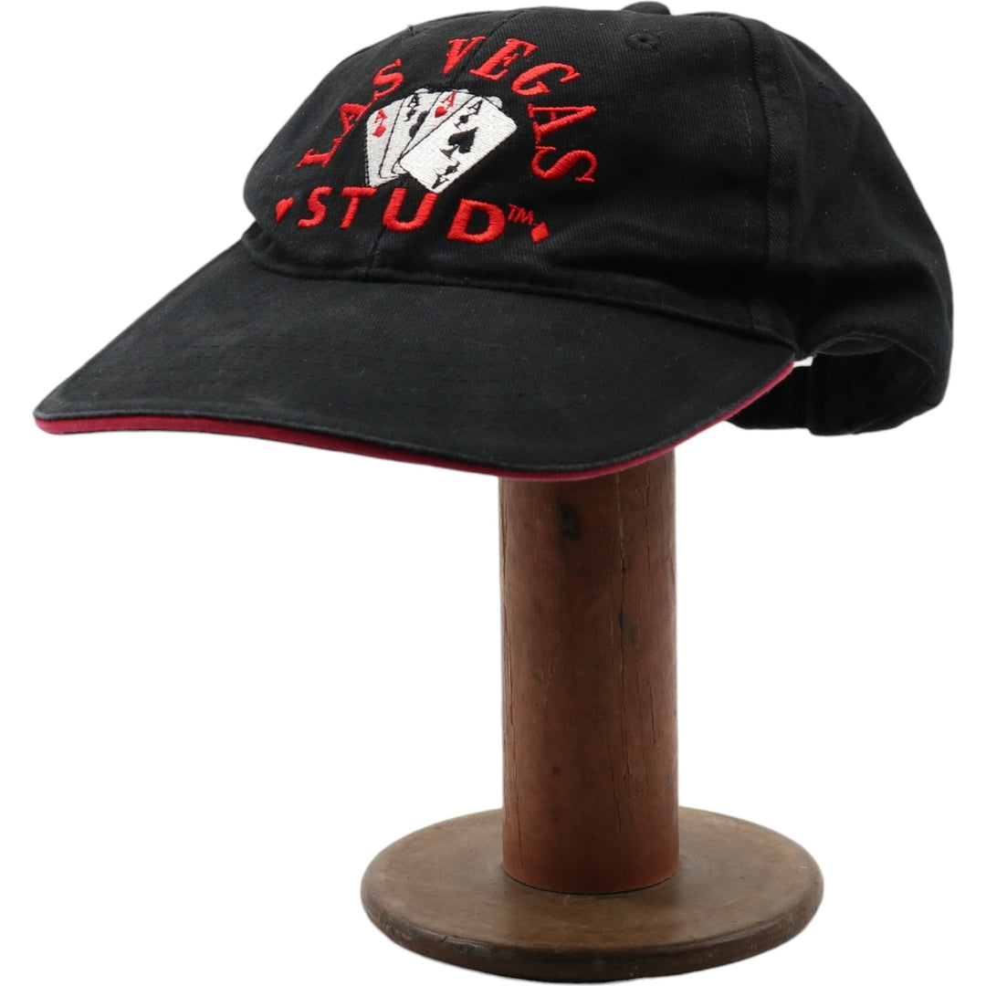 SNC LAS VEGAS Baseball Cap Free Size cotton black type Vintage Second Hand