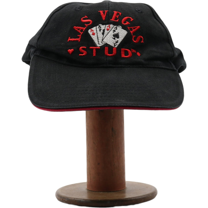 SNC LAS VEGAS Baseball Cap Free Size cotton black type Vintage Second Hand