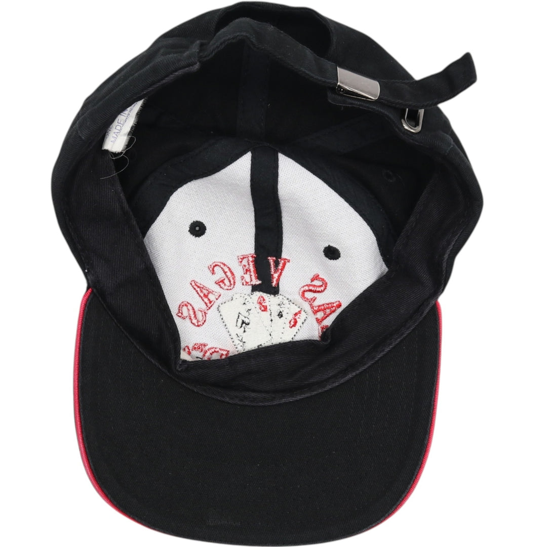 SNC LAS VEGAS Baseball Cap Free Size cotton black type Vintage Second Hand