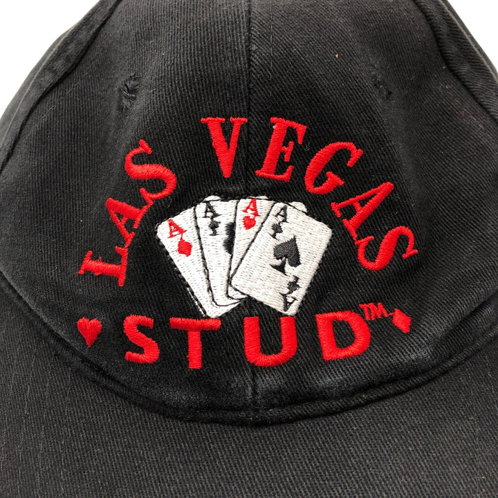 SNC LAS VEGAS Baseball Cap Free Size cotton black type Vintage Second Hand