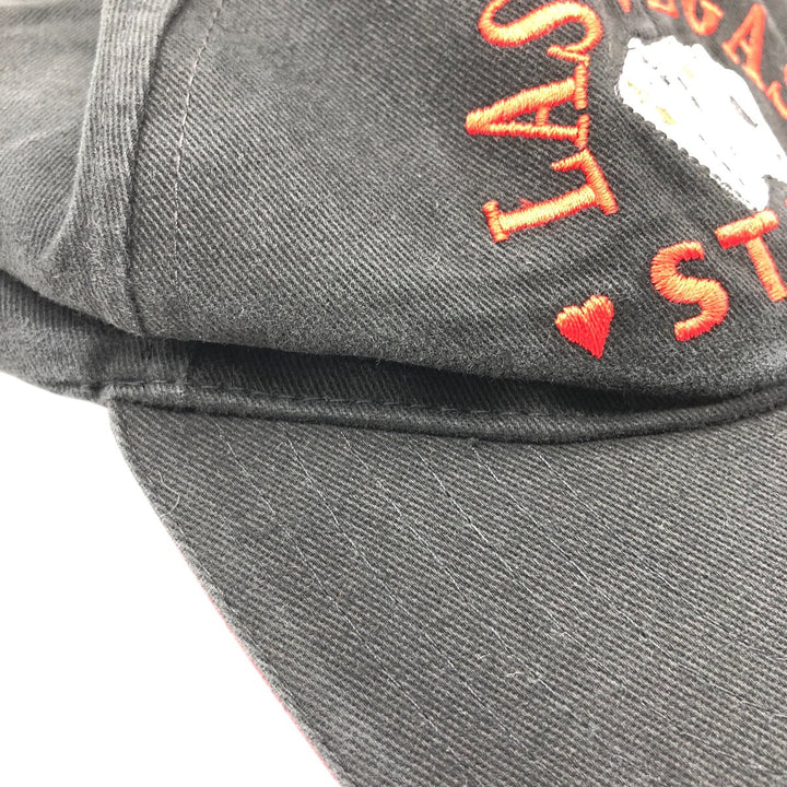 SNC LAS VEGAS Baseball Cap Free Size cotton black type Vintage Second Hand