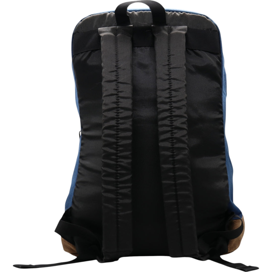 90'S Nike Bottom Leather Backpack Vintage Nylon blue type Vintage Second Hand