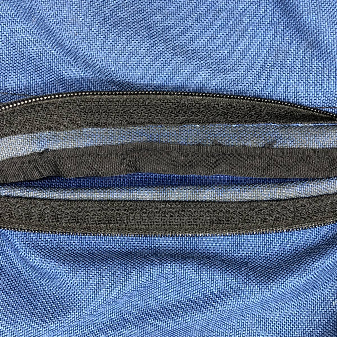 90'S Nike Bottom Leather Backpack Vintage Nylon blue type Vintage Second Hand