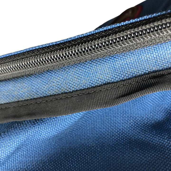 90'S Nike Bottom Leather Backpack Vintage Nylon blue type Vintage Second Hand