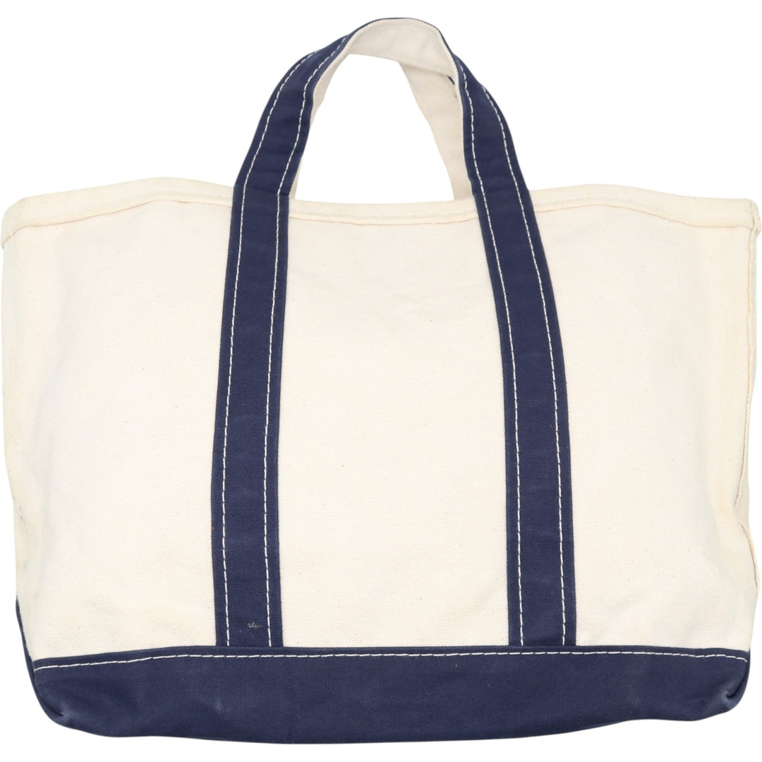 00'S LLBean BOAT AND TOTE ANATOMICA Tote Bag Made in USA Vintage cotton unbleached Vintage Second Hand
