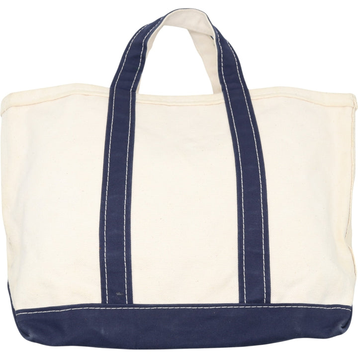 00'S LLBean BOAT AND TOTE ANATOMICA Tote Bag Made in USA Vintage cotton unbleached Vintage Second Hand