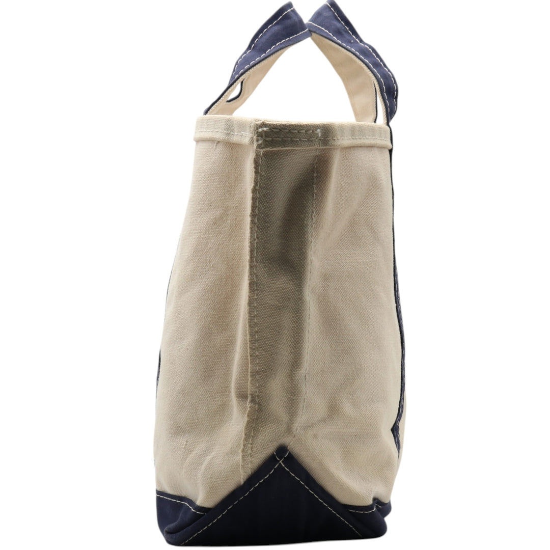00'S LLBean BOAT AND TOTE ANATOMICA Tote Bag Made in USA Vintage cotton unbleached Vintage Second Hand
