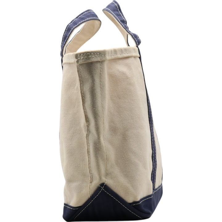 00'S LLBean BOAT AND TOTE ANATOMICA Tote Bag Made in USA Vintage cotton unbleached Vintage Second Hand