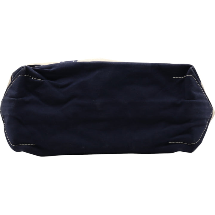 00'S LLBean BOAT AND TOTE ANATOMICA Tote Bag Made in USA Vintage cotton unbleached Vintage Second Hand